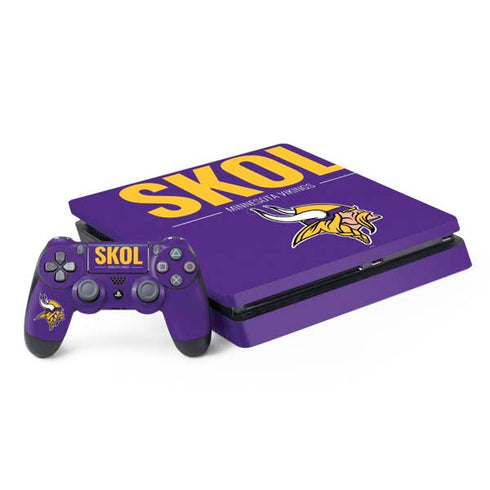 NFL Minnesota Vikings Team Motto PS4 Slim Bundle Skin